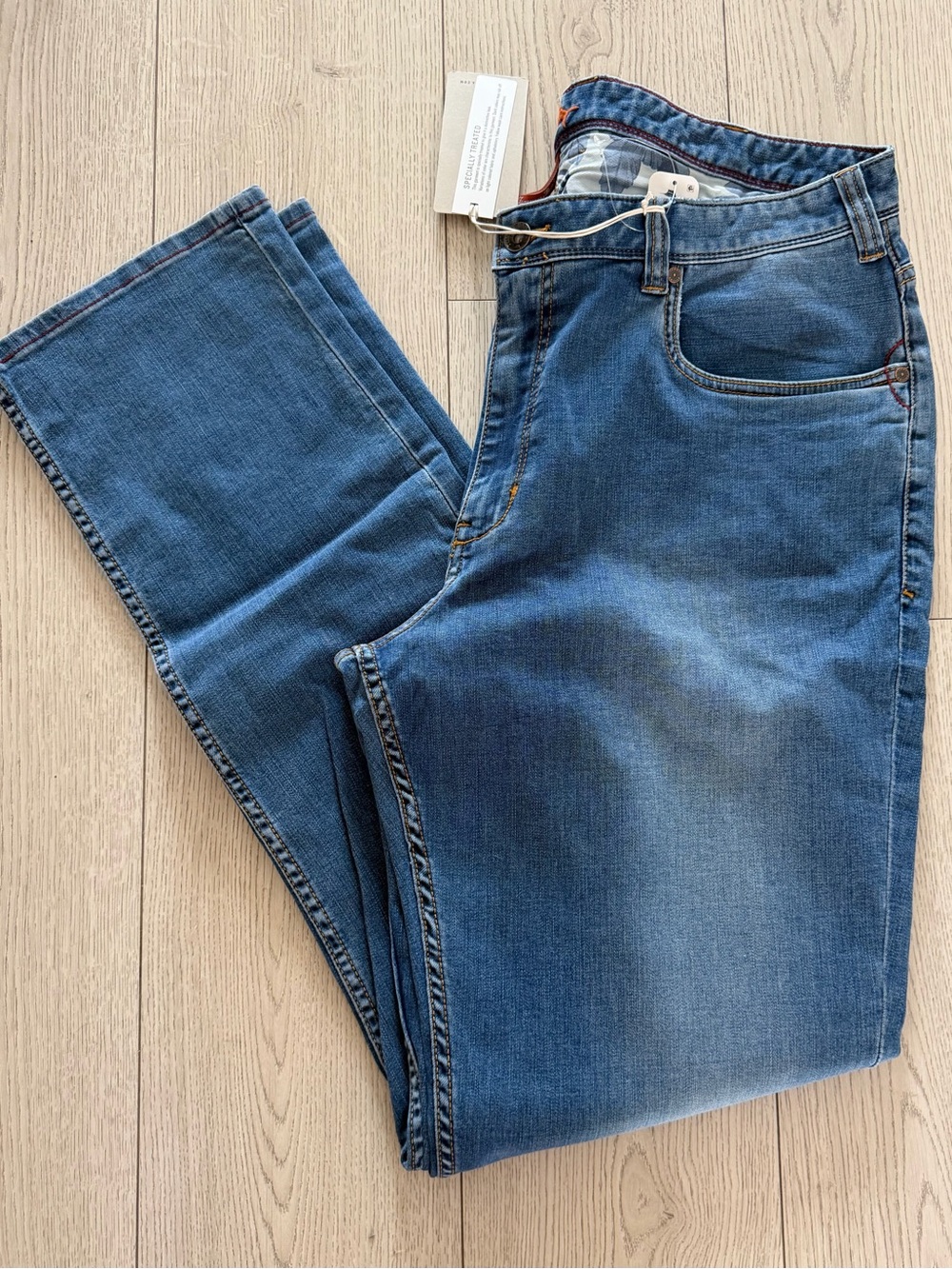 Tommy Bahama Men's Straight Leg Blue Jeans